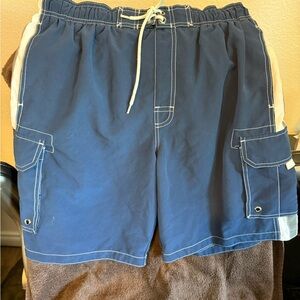 Blue Sonoma Cargo Swim Shorts